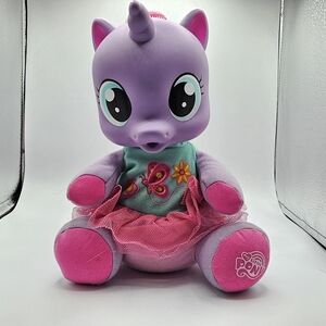 My Little Pony Tickle n Gigglin Lily Baby Plush Doll Purple Unicorn